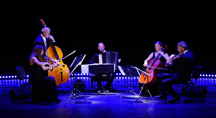 Pascal Contet, Travelling Quartet perform at Heydar Aliyev Center